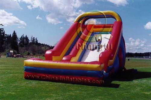 big inflatable slide